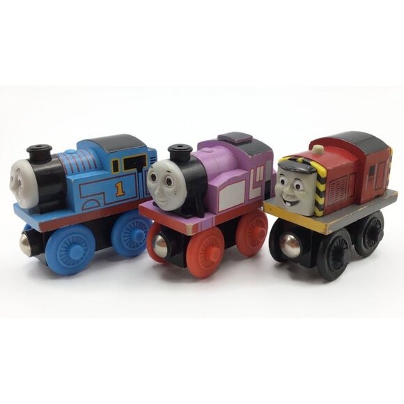 Thomas & Friends Early Engineers Engines Lot Salty Rosie Wooden Railway Trains - Picture 1 of 7